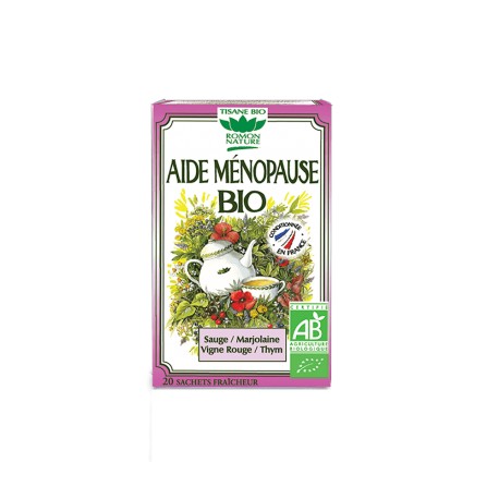 Tisane Aide Ménopause Bio - 20 Sachets - Romon nature