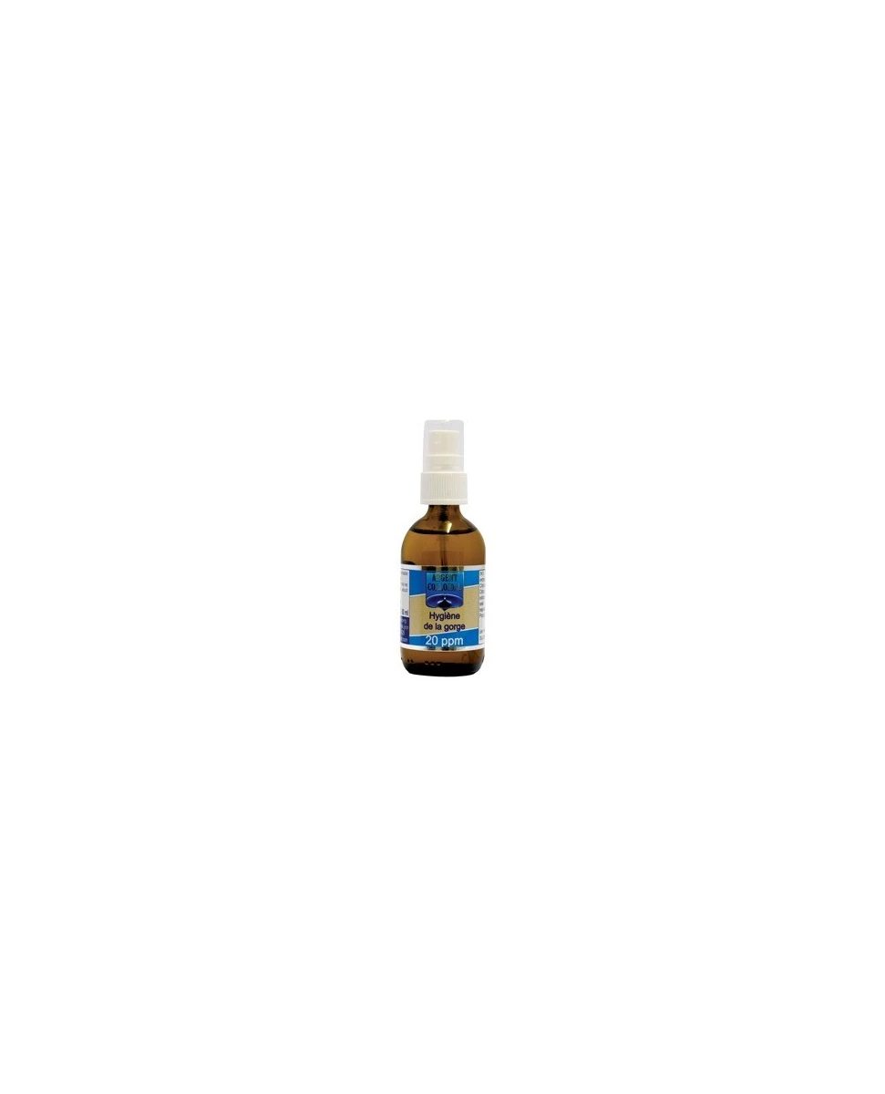 Argent Coloïdal 20ppm Hygiène de la Gorge - 60ml - Vecteur Energy