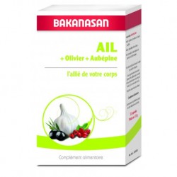 Ail + Olivier + Aubépine - 72 Capsules - Bakanasan