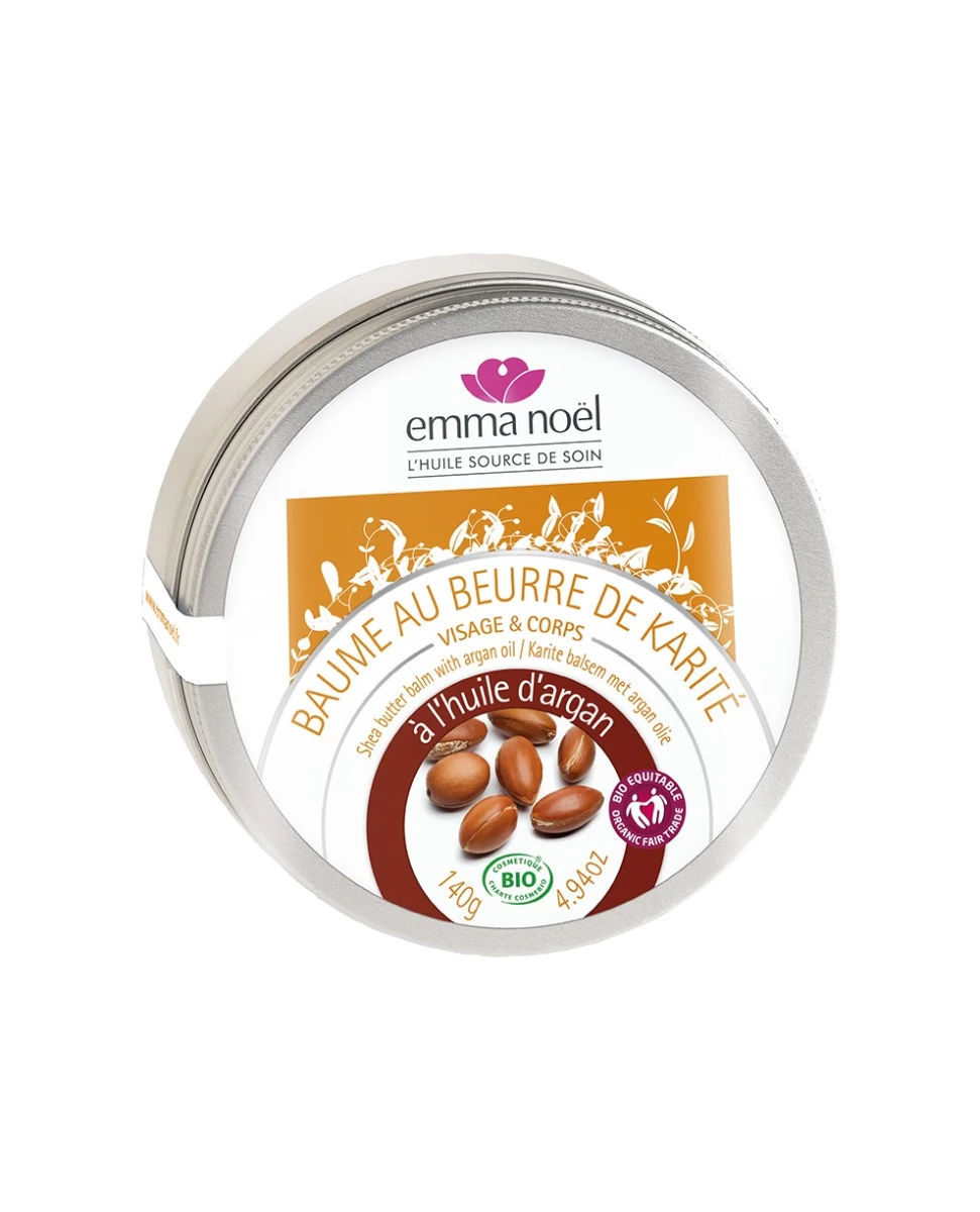 Baume au Beurre de Karité Bio Visage et Corps - 140g - Emma Noël
