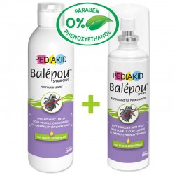 Pediakid Balépou Shampoing et Spray - 200ml + 100ml - Laboratoire Ineldea