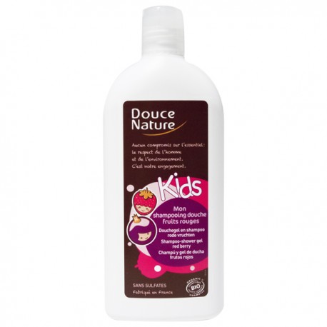 Shampooing Douche Fruits Rouges Kids 300mL - Douce Nature
