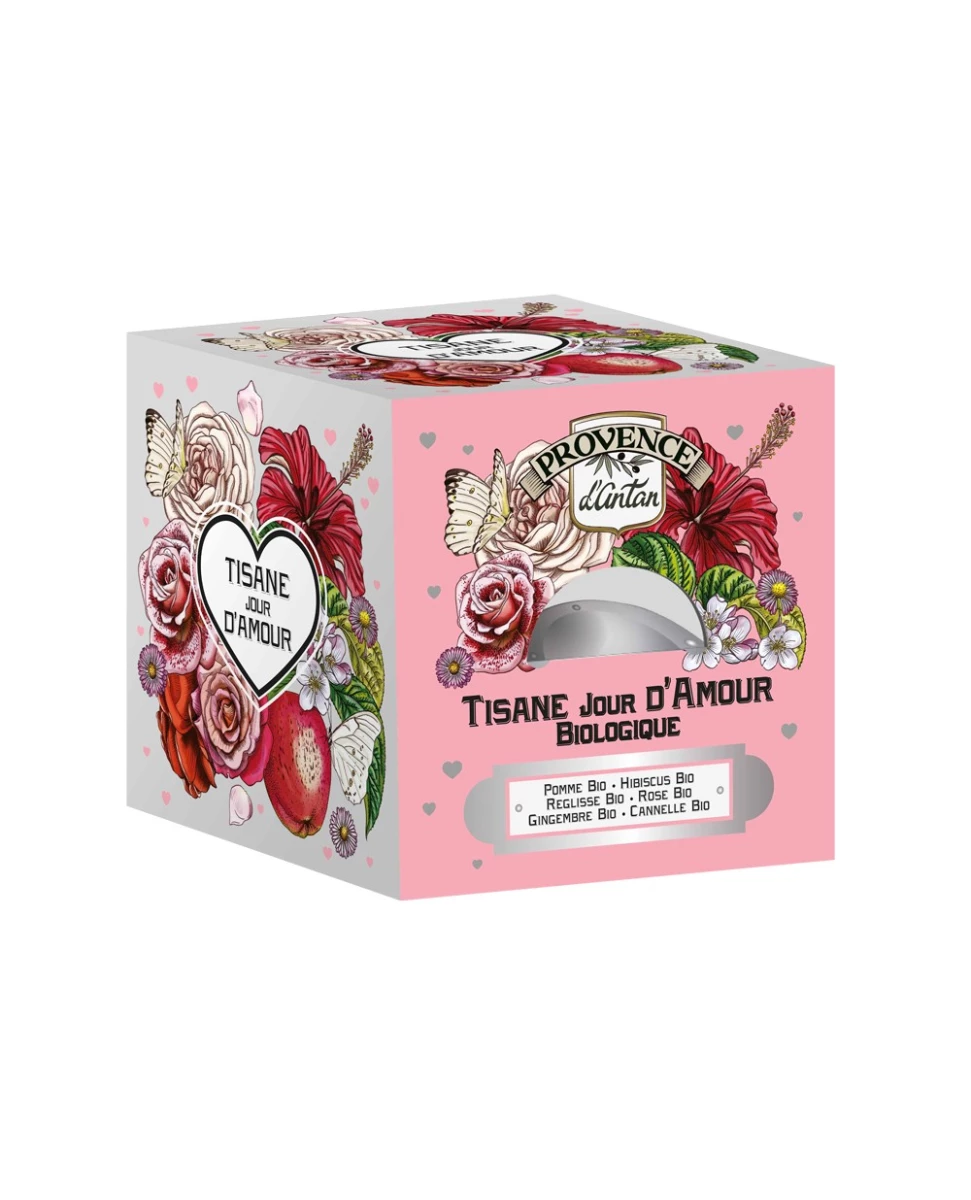 Tisane Jour d'Amour Bio - Provence d'Antan - Recharge 24 Sachets