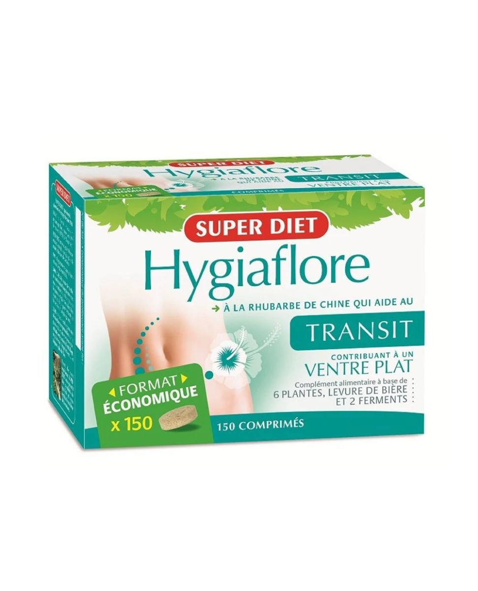 Hygiaflore -Transit - 150 comprimés - SuperDiet