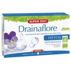 Drainaflore Bio Détox - 20 Ampoules de 15ml - SuperDiet