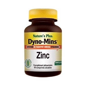 Zinc Dyno-Mins - 60 Comprimés - Nature's Plus