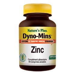 Zinc Dyno-Mins - 60 Comprimés - Nature's Plus