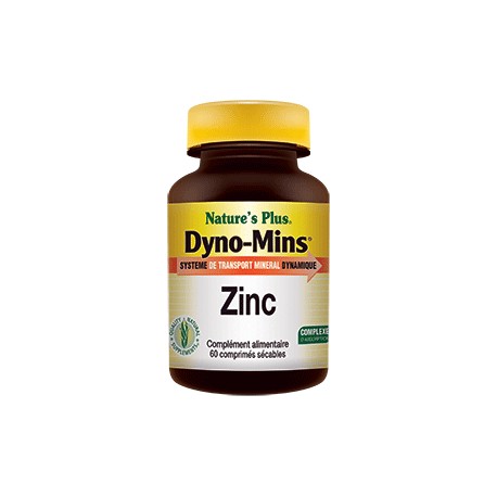 Zinc Dyno-Mins - 60 Comprimés - Nature's Plus