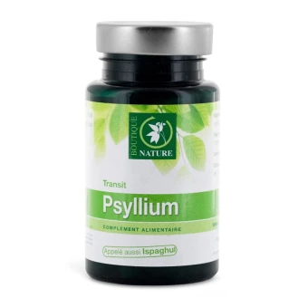 Psyllium Complément Alimentaire - 90 gélules - Boutique Nature