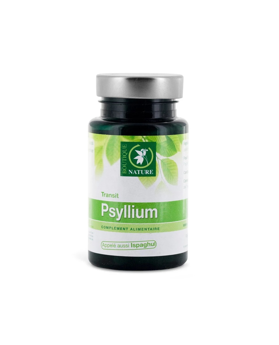 Psyllium Complément Alimentaire - 90 gélules - Boutique Nature