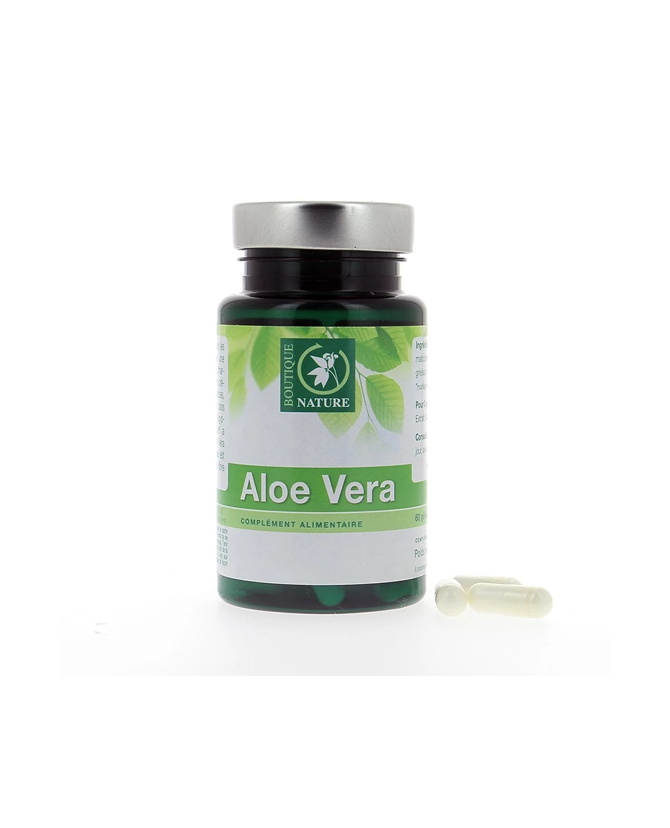 Aloe Vera Complément Alimentaire - 60 gélules - Boutique Nature