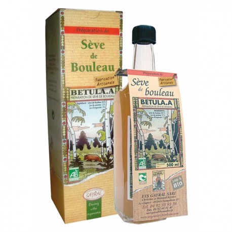 Préparation de Sève de Bouleau Bio - 500ml - Gayral