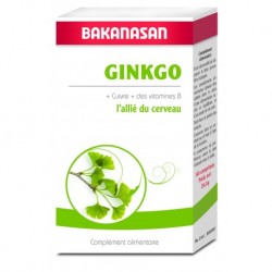 Gingko - 60 comprimés - Bakanasan