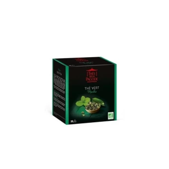 Thé Vert à la Menthe - Thés de la Pagode - 20 Sachets