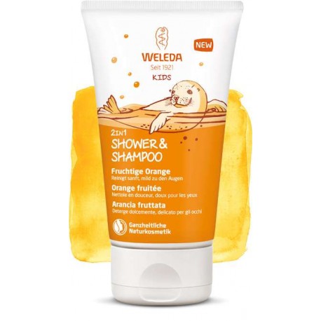 Crème de couche 2 en 1 Enfants Orange Fruitée 150ml - Weleda