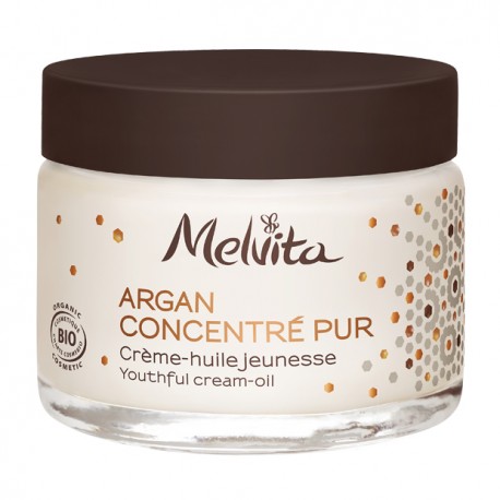 Crème-Huile Jeunesse Argan Concentré Pur 50mL - Melvita