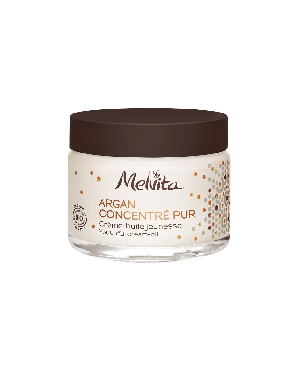 Crème-Huile Jeunesse Argan Concentré Pur 50mL - Melvita