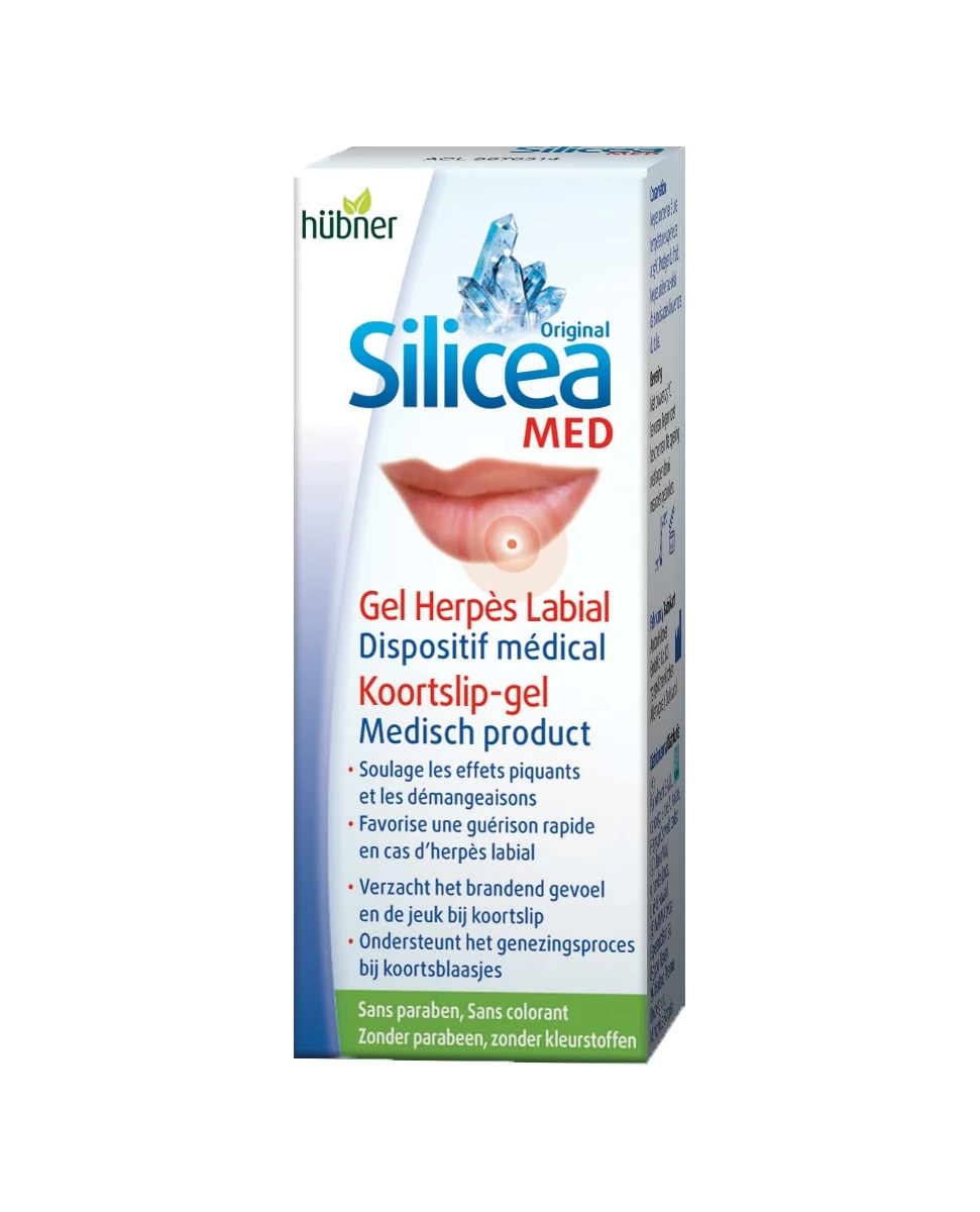 Gel Herpès Labial Silicea MED - 2g - Hübner