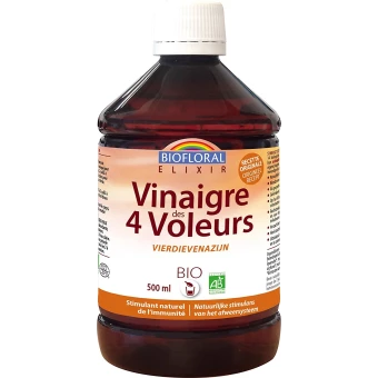 Vinaigre des 4 Voleurs Bio - 500ml - Biofloral