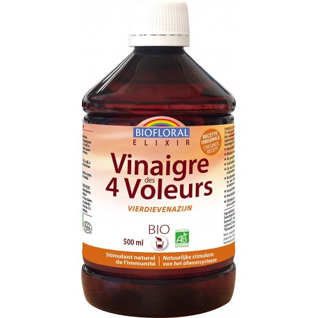 Vinaigre des 4 Voleurs Bio - 500ml - Biofloral