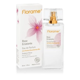 Rose Eclatante Eau de Parfum aux HE Bio - 50ml - Florame