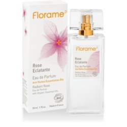 Rose Eclatante Eau de Parfum aux HE Bio - 50ml - Florame