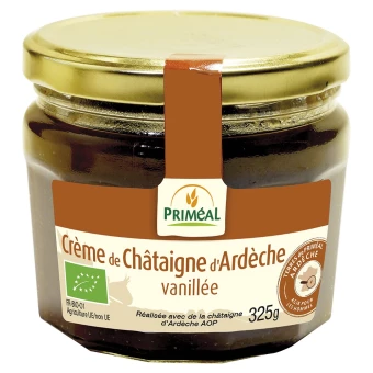 Crème de Châtaigne d'Ardèche AOP Vanillée - 325g - Priméal