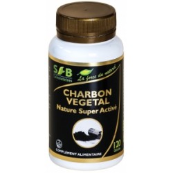 Charbon Végétal super activé - 120 Gélules - Laboratoires SFB