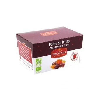 Pâtes de Fruits Bio Assortiment 6 Fruits - 190g - Maison ProSain