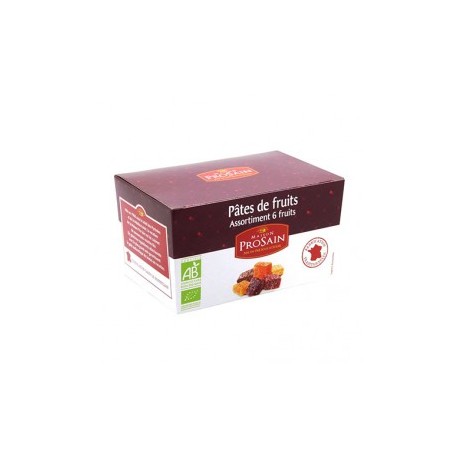 Pâtes de Fruits Bio Assortiment 6 Fruits - 190g - Maison ProSain