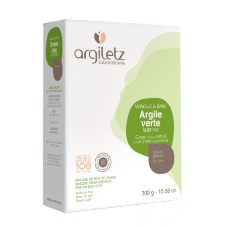 Argile Verte Surfine Poudre - 300g - Argiletz