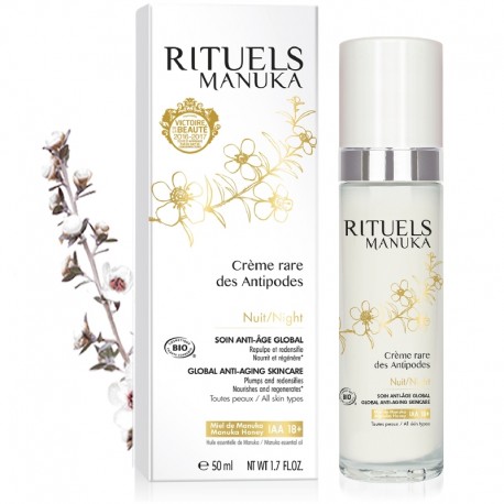 Crème rare des Antipodes Nuit - 50ml - Rituels Manuka