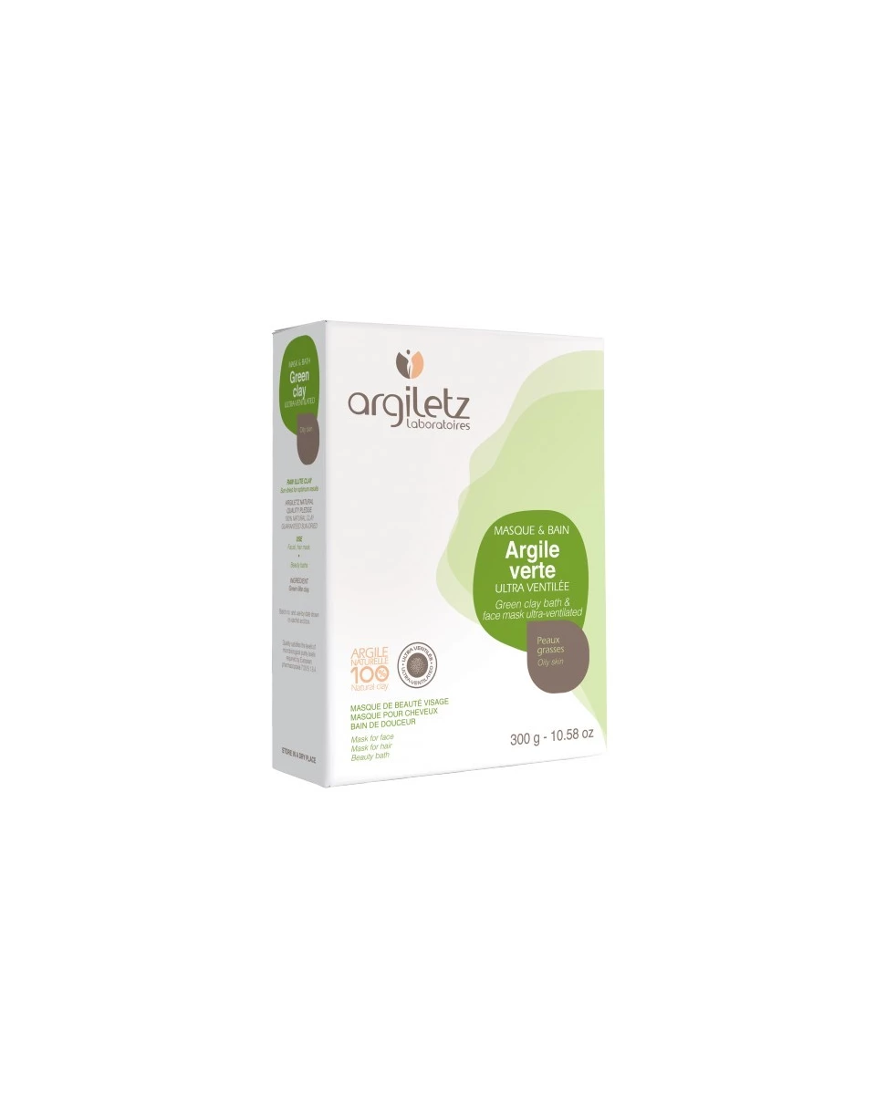 Argile Verte Ultraventilée Poudre - 300g - Argiletz