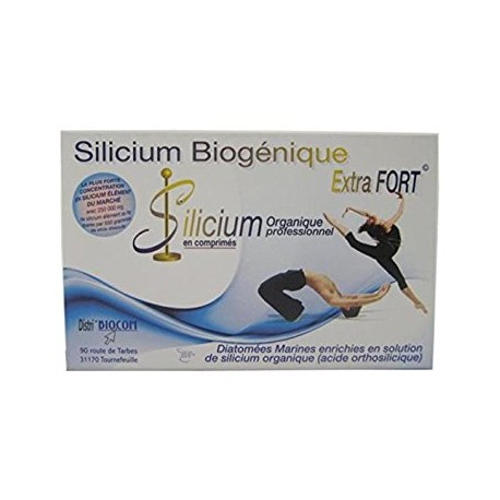 Silicium biogénique - extrafort- 30 comprimés - Distribiocom