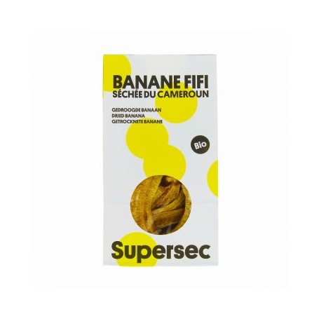 Banane Fifi Séchée du Cameroun - 110g - Supersec