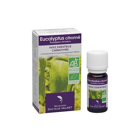 Eucalyptus citronné, Huile Essentielle 10ml-Docteur Valnet