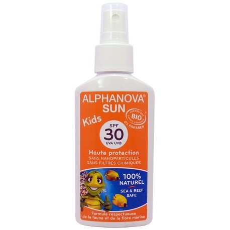 Spray Solaire Bio Kids 30+ - 125g - Alphanova Sun