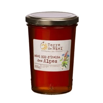 Miel Bio d'Italie des Alpes 500g-Terre de Miel