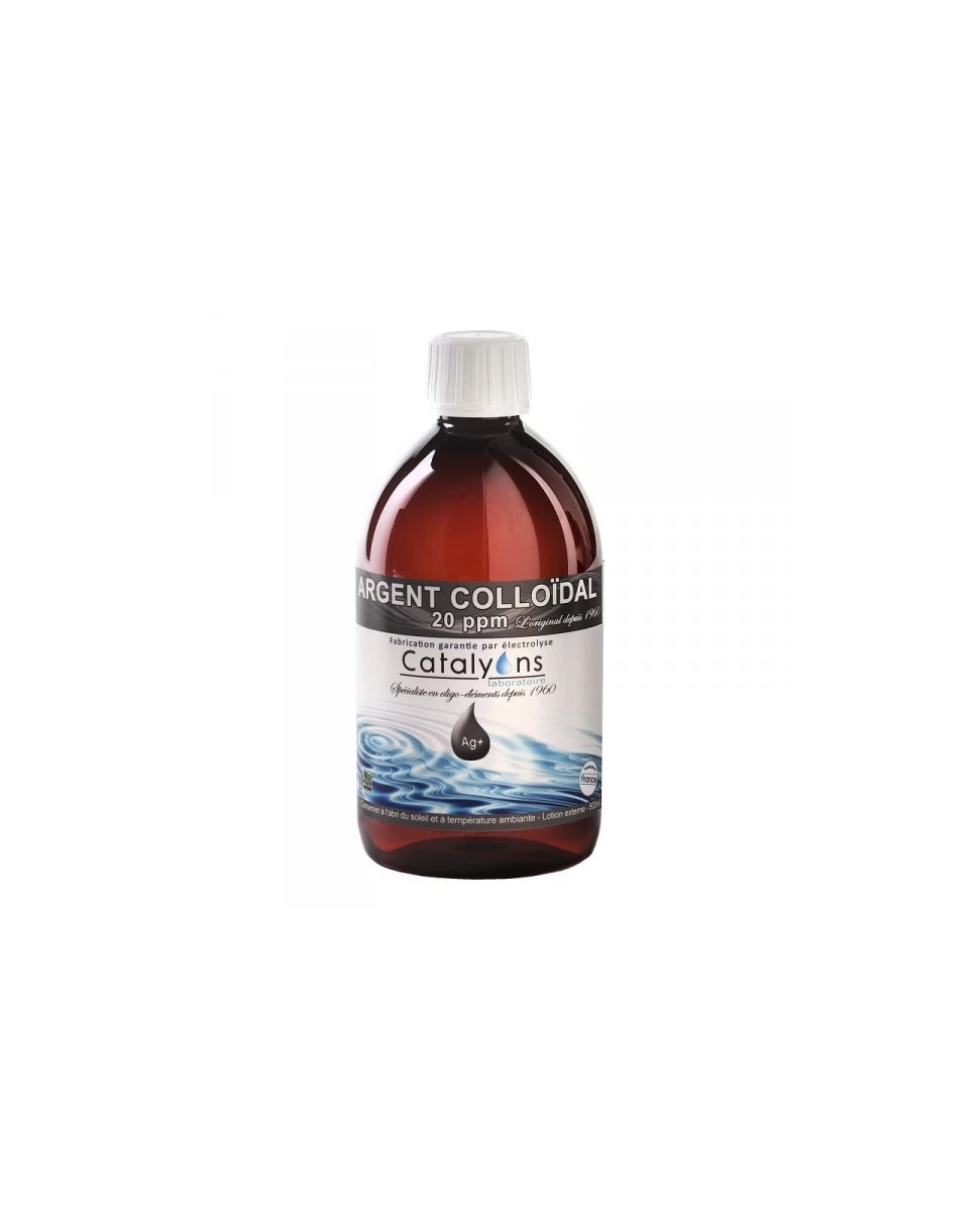 Argent Colloïdal 20ppm - 1L- Catalyons