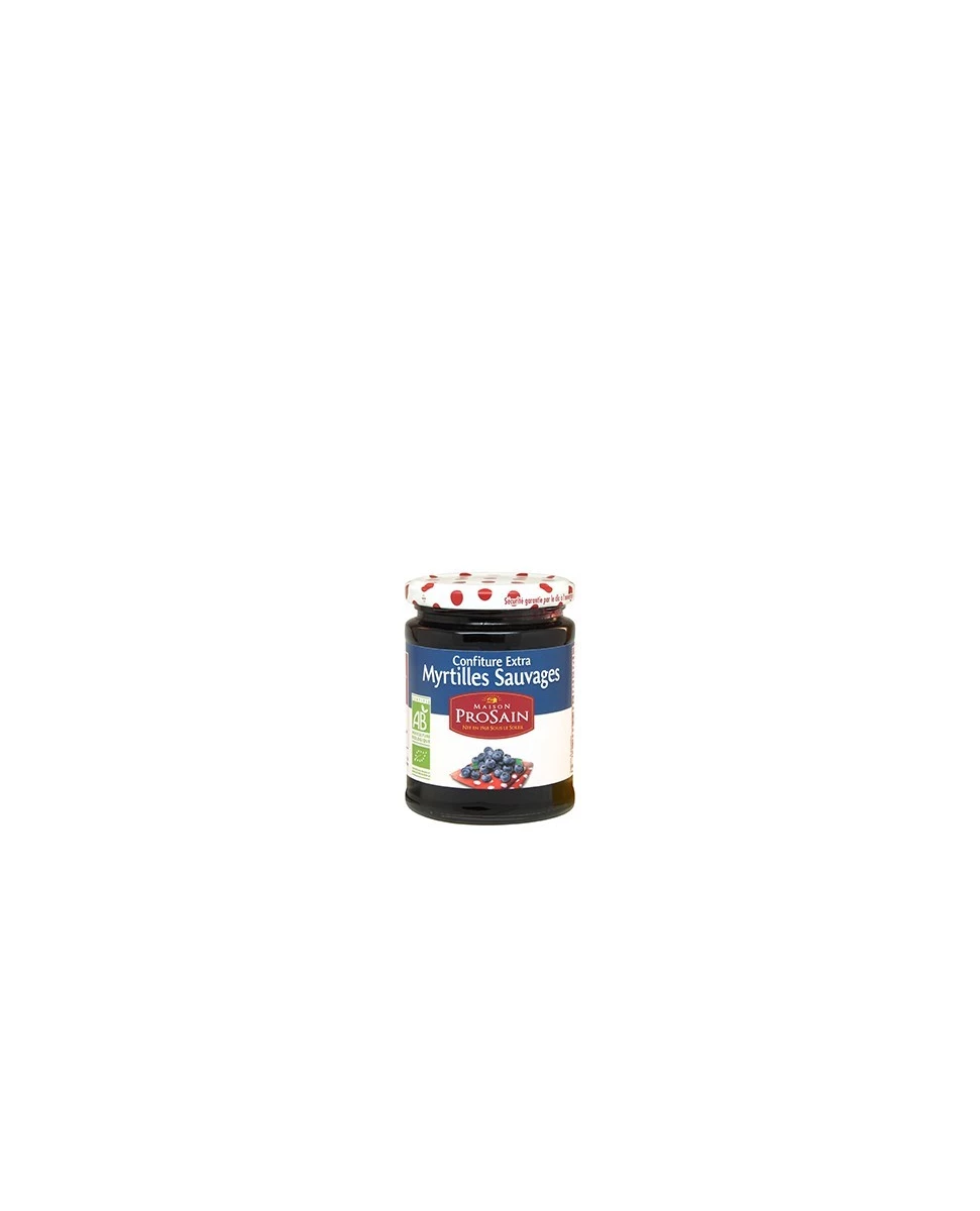 Confiture extra Myrtilles Sauvages 350g-Maison ProSain