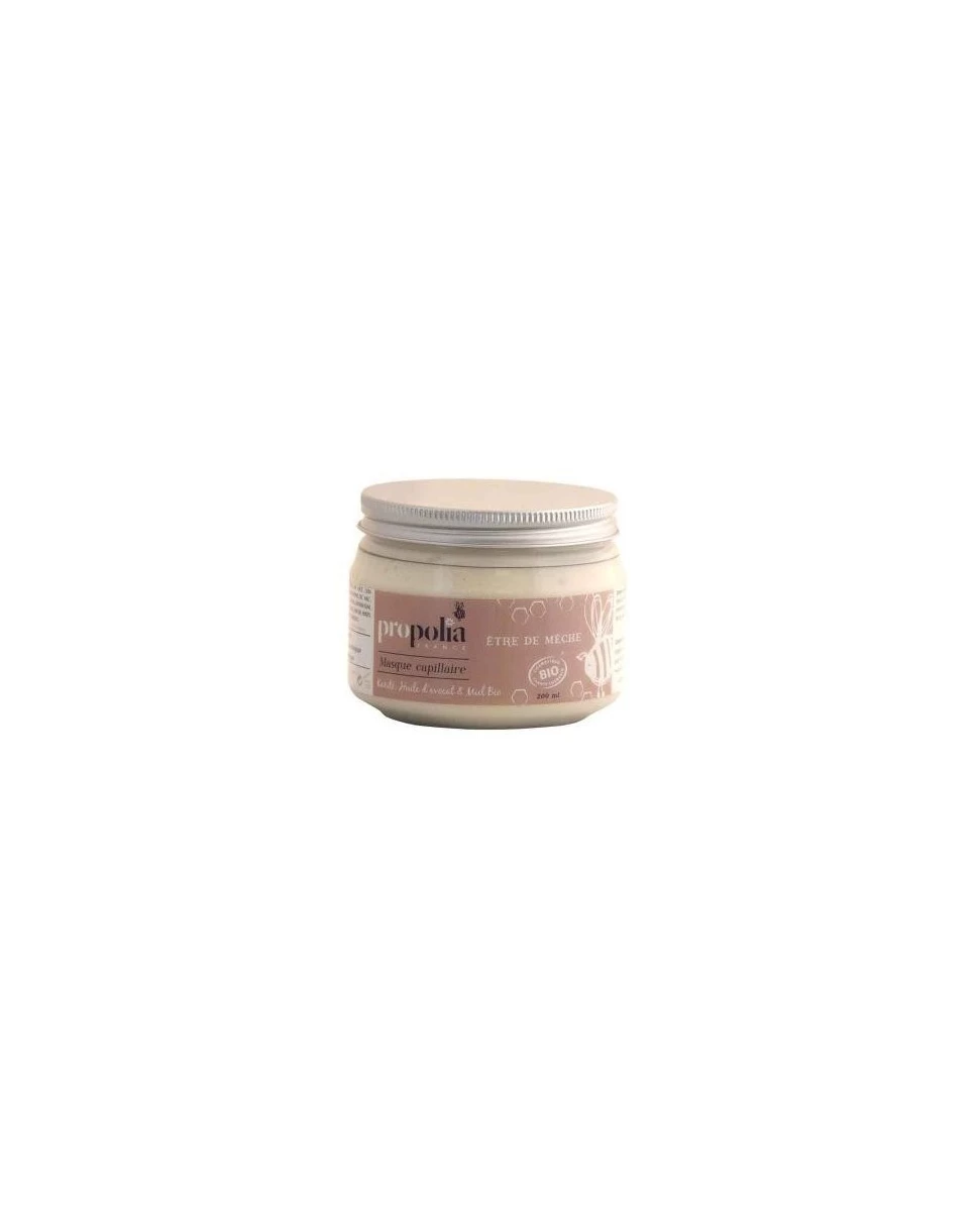 Masque Capillaire Karité, Huile d'Avocat et Miel Bio - 200ml - Propolia