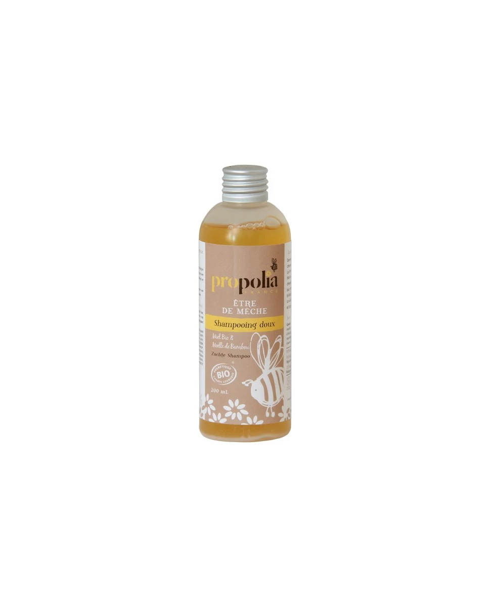 Shampooing Doux Miel Bio et Moelle de Bambou - 200ml - Propolia