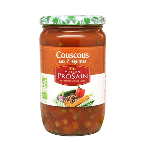 Couscous aux 7 Légumes (+20% Gratuit) 816g -Maison ProSain