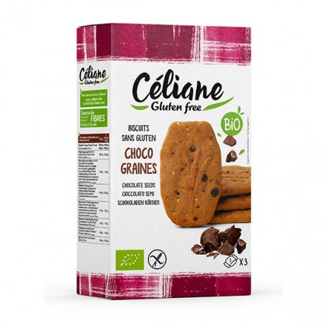 Biscuit Chocolat & Graiens - 150gr - Céliane Gluten Free