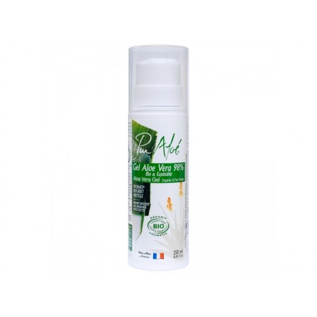 Gel 98% d'Aloe Vera Bio et Equitable - 250ml - Pur Aloé