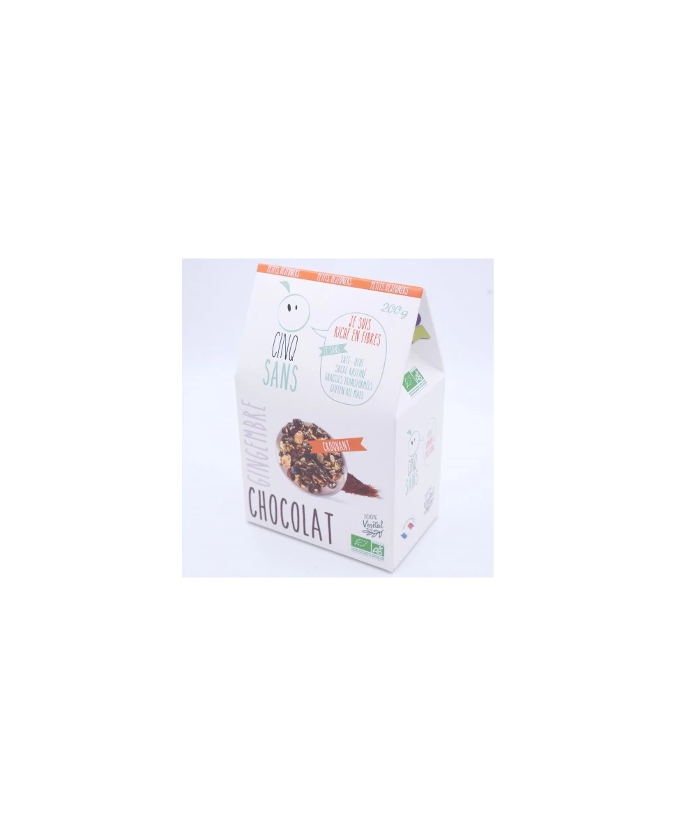 Petit Déjeuné Gingembre et Chocolat - 200gr - Cinq Sans