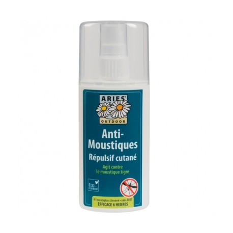 Anti Moustique Répulsif Cutané - 100ml - Aries