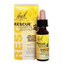 Rescue® Pets Fleurs de Bach - Compte-gouttes 10ml - Laboratoire Famadem