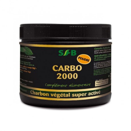 Carbo 2000 Charbon Végétal Super Activé - 100g Poudre - Laboratoires SFB