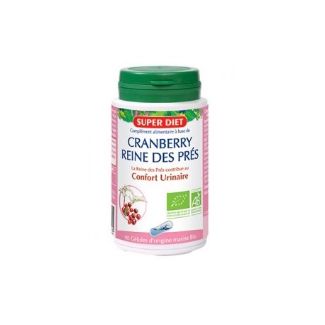 Cranberry Reine des Pré Bio - Gélules Confort Urinaire -SuperDiet